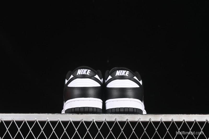 Nike SB Dunk Low Classic Black White Low-Top Casual Skate Shoes - HF5441-100