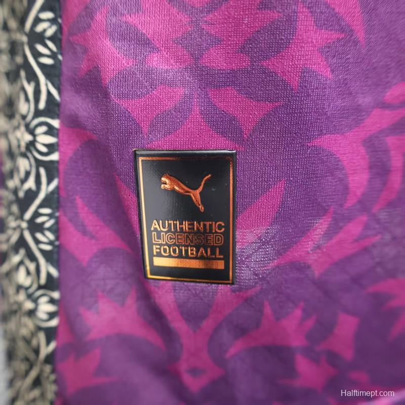 Player Version 25/26 AC Milan Redesigned Away Purple with Geometric Pattern Jersey