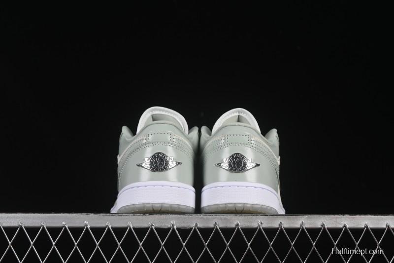 Nike Air Jordan 1 Low AJ1 Amber Green Low Top Casual Skate Shoes HF4078-100