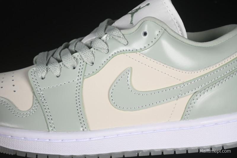 Nike Air Jordan 1 Low AJ1 Amber Green Low Top Casual Skate Shoes HF4078-100