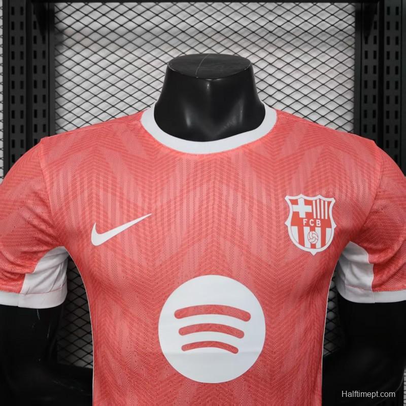 Player Version 25/26 Barcelona Pink with White Trim Jersey