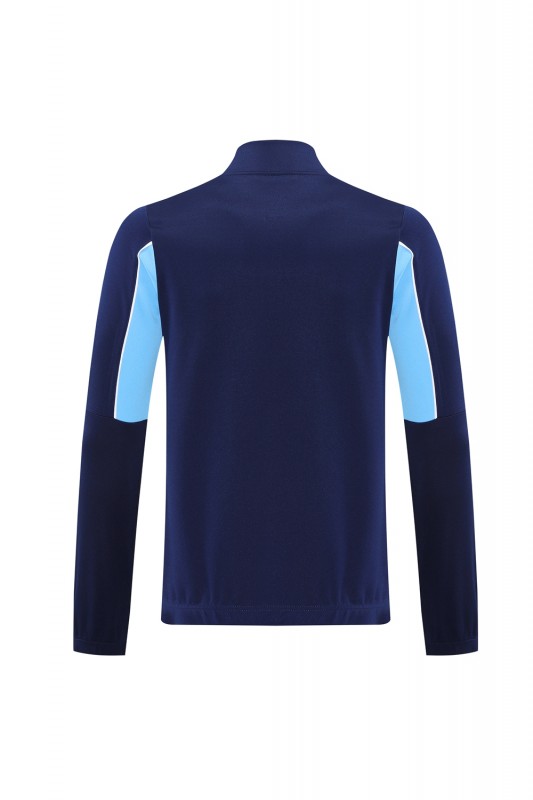 25/26 Manchester City Blue/Navy Full Zipper Jacket +Long Pants