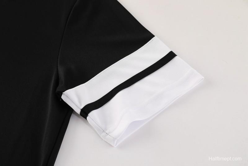 2025 Adidas Black Short Sleeve Jersey+Shorts