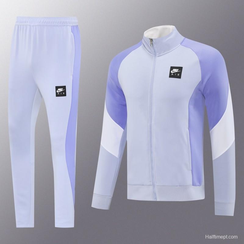 2025 NIKE Purple Full Zipper Jacket + Long Pants