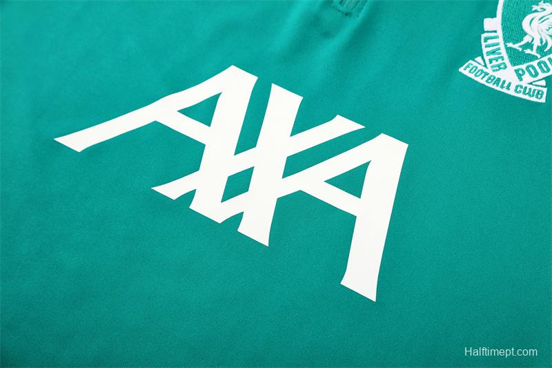 25/26 Liverpool Green Half Zipper Jacket+Long Pants