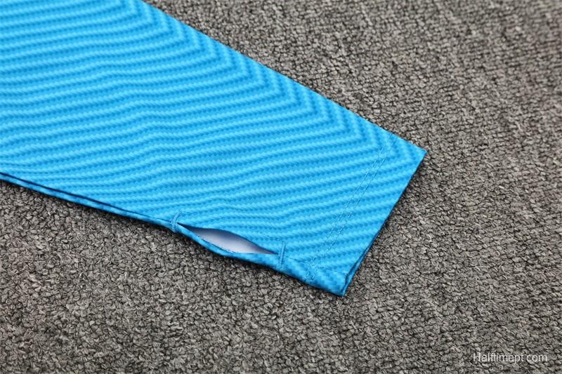 25/26 Napoli Light Blue Camouflage Half Zipper Jacket+Long Pants