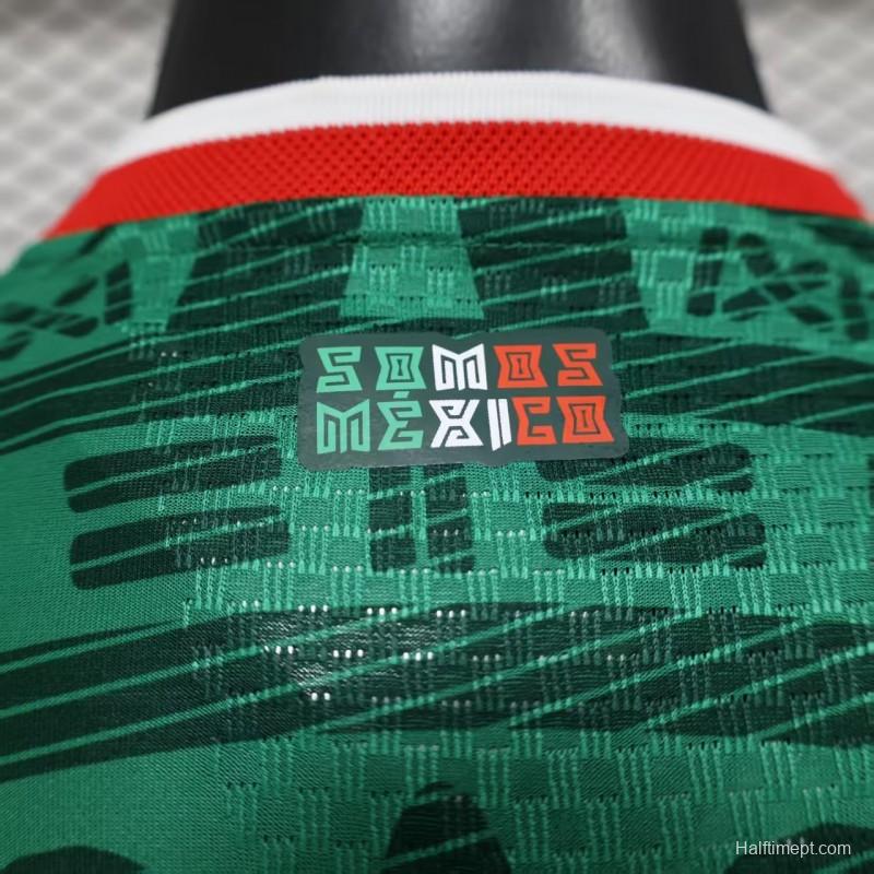 Player Version 2025 Mexico Home Jersey