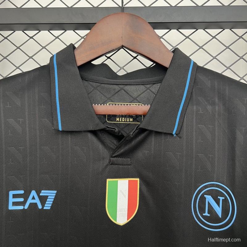 25/26 Napoli Third Black Jersey