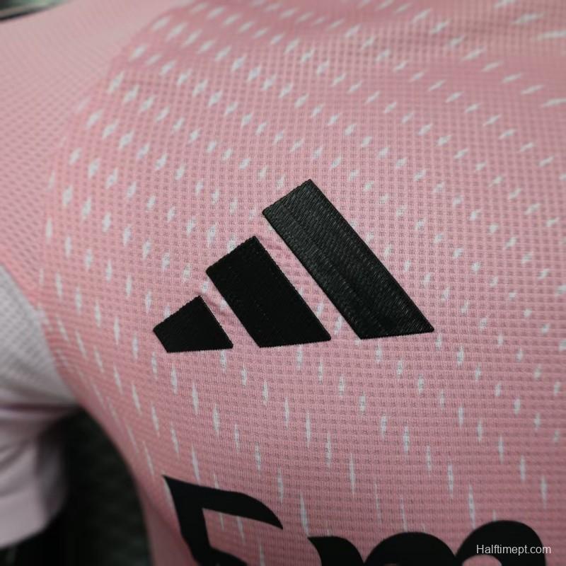 Player Version 25/26 Arsenal Pink Pre-Match Jersey