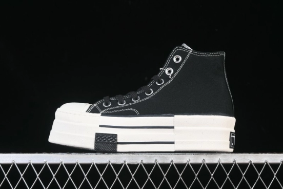 Rick Owens Drkshdw Converse Chuck 70 High Top Platform Casual Canvas Shoes - A06754C