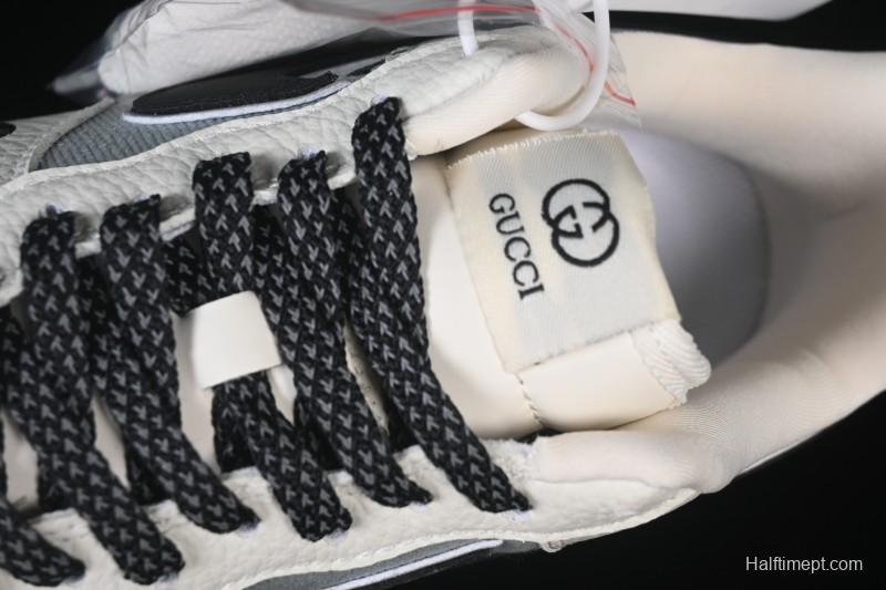 Nike Air Force 1'07 Low Gucci Collaboration White Gray Black Casual Sneakers - YF9511-808