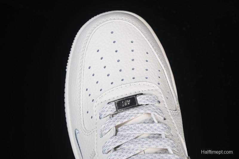 Nike Air Force 1 '07 Low Stussy Collaboration Beige Low-Top Casual Sneakers - CS5288-034