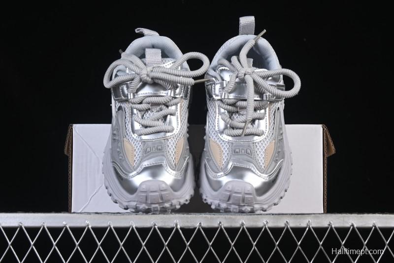 Balenciaga Silver Anti-Slip Casual Kids Shoes - J.C3