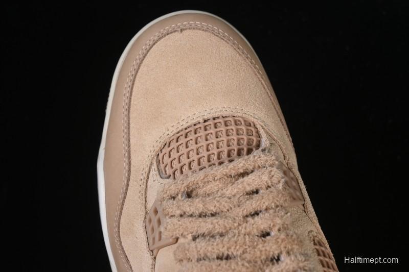 Nike Air Jordan 4 Retro Cozy Girl Warm Yellow Sneakers - HV0823-200