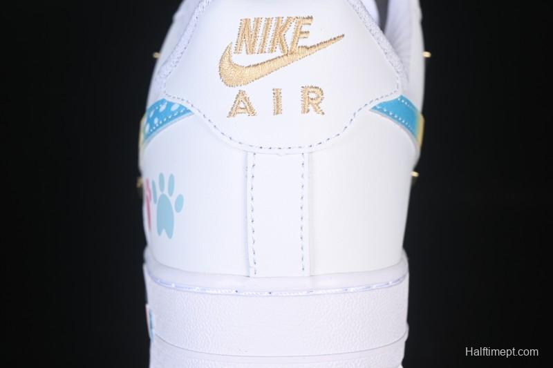 Nike Air Force 1'07 Low Four Hook Rainbow Cake Casual Sneakers - ZH0316-115