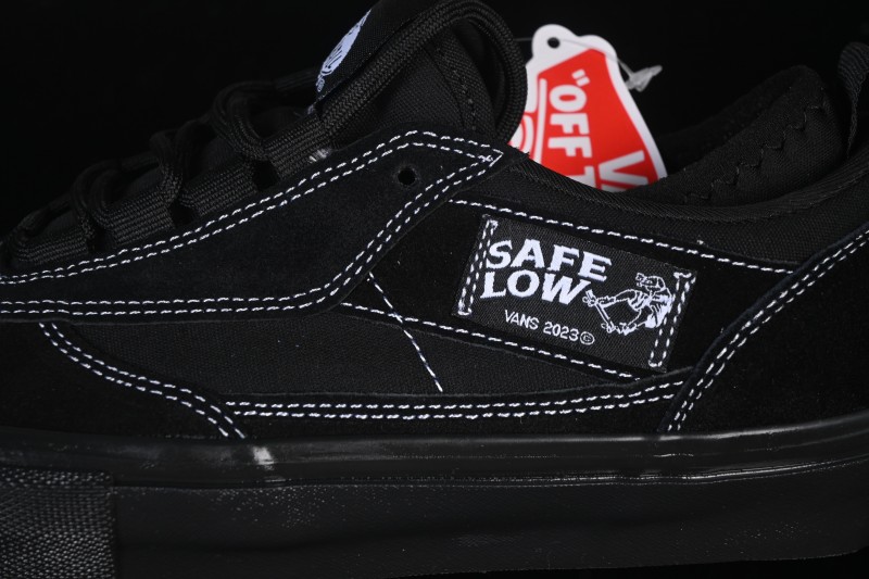 Vans Safe Brady Low Retro Casual Skateboarding Shoes - VN000EEHBKA