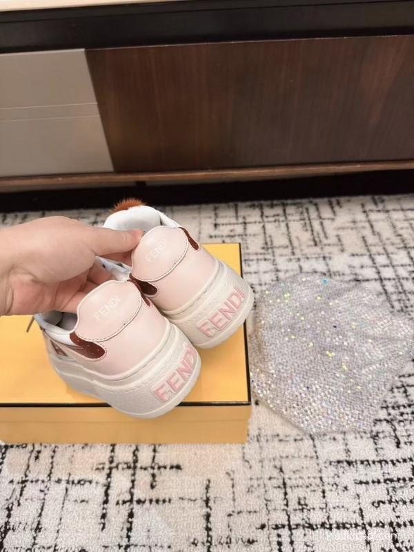 Fendi Match Series Thick Sole Couples Casual Sneakers - KFY00320