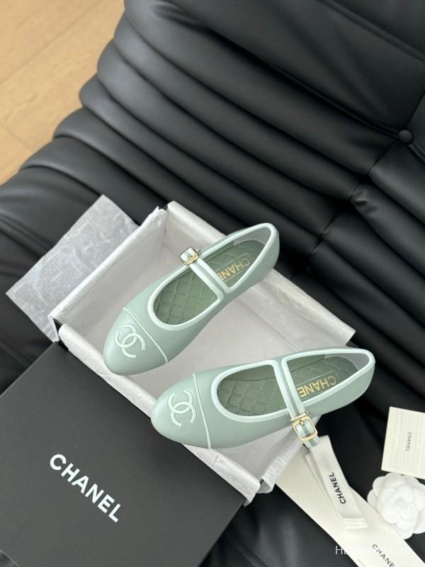 Chanel SS 2025 Runway Mary Jane Flats - LY00