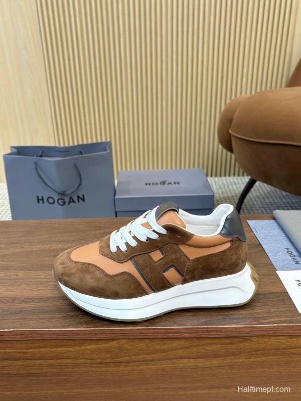 Hogan H-STRIPES Series Couple Thick Sole Dad Shoes Airship Shoes Casual Sports Shoes - AS00350