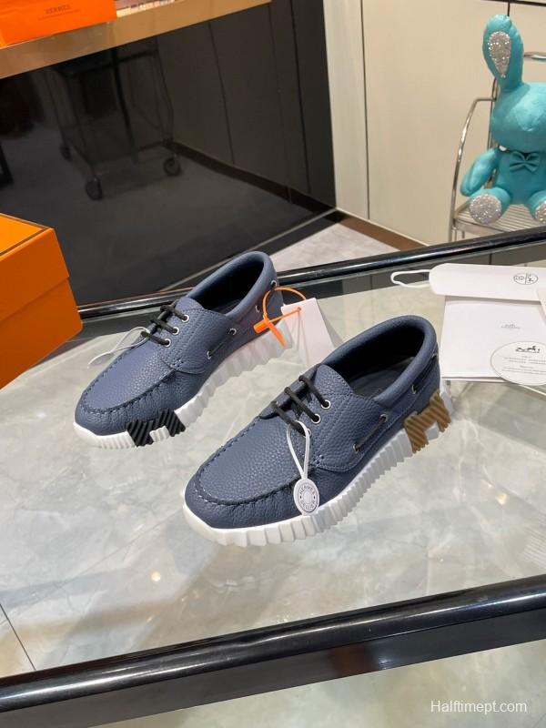 Hermès Classic Casual Sports Shoes with Exaggerated H Logo and Vibrant Colors - LY00300