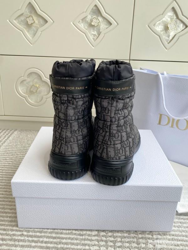 Dior Frost Ankle Boots Wool Platform Snow Boots - KFY00300
