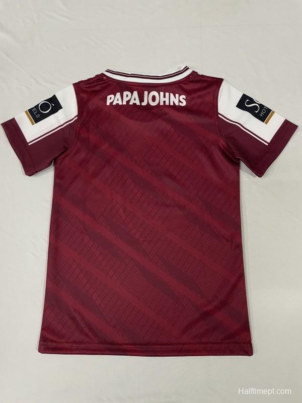 25/26 Kids Galway GAA Maroon with White Stripes  Jersey