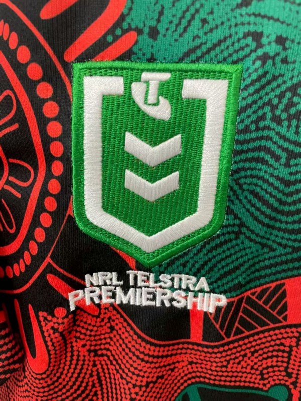 25/26 South Sydney Rabbitohs Green and Red with Indigenous Art Jersey