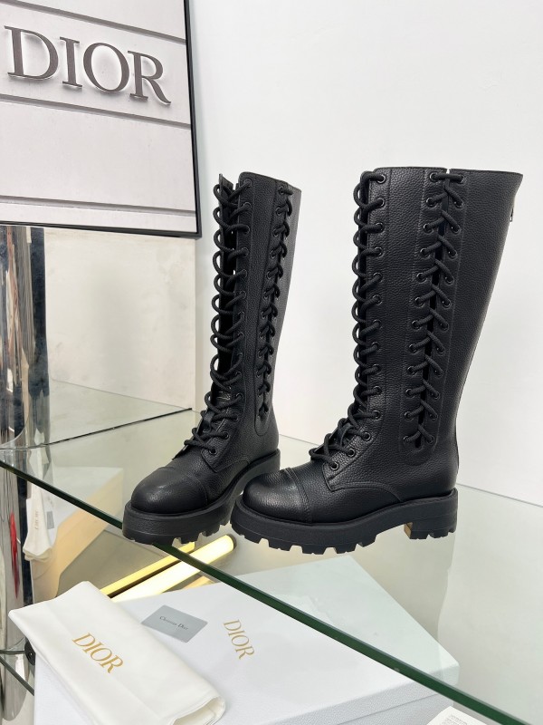Dior 2025/SS Autumn Winter Boots Retro Work Style Internet Celebrity Boots - LY00460