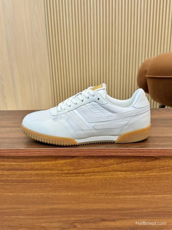 Tom Ford 2025 SS Casual Sneakers with Classic Color Blocking and Imported Leather Insole - AS00350