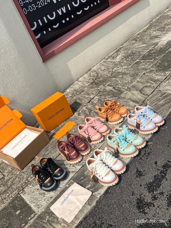 Louis Vuitton REMIX Lace-Up Derby Hiking Shoes - LY00340