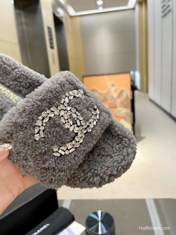 Chanel 2025 SS New Wool Slippers Soft Fine Wool - LY00280
