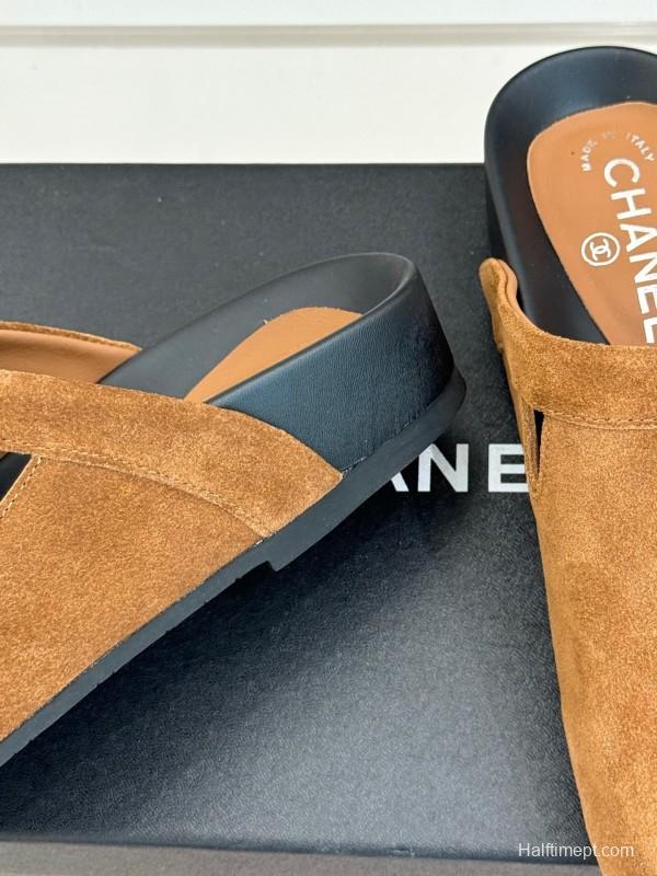 Chanel Classic CC Crystal Birkenstock Sandals - KFY00280