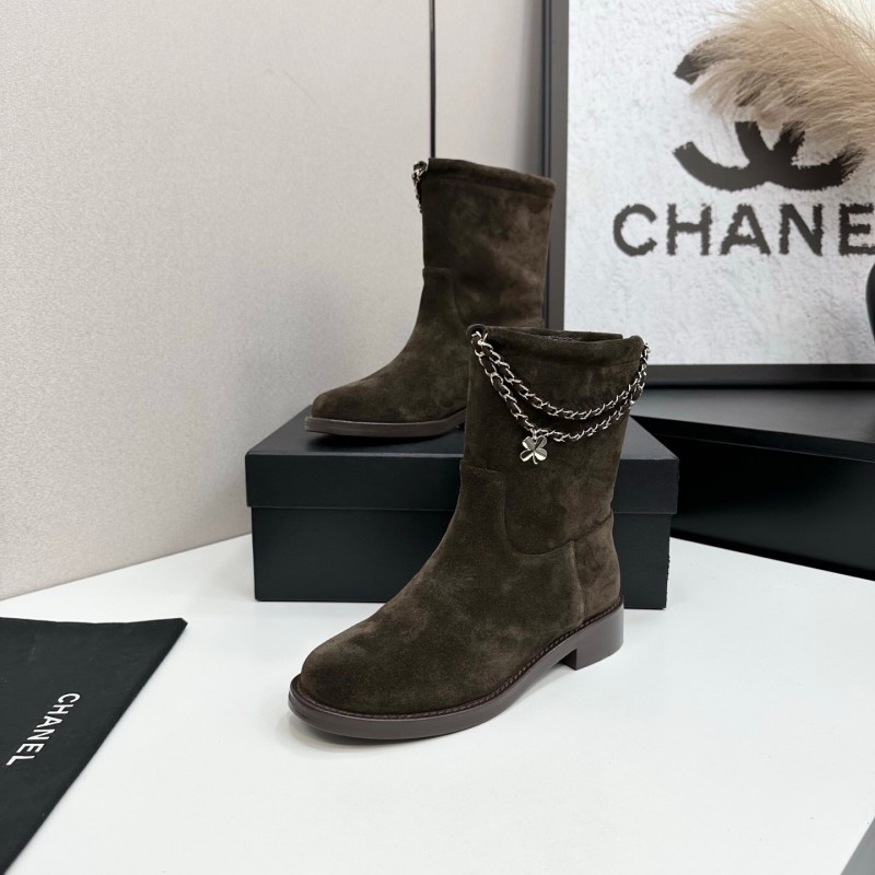 Chanel 2025 SS Short Boots Essential Fall Winter Item - LY00420