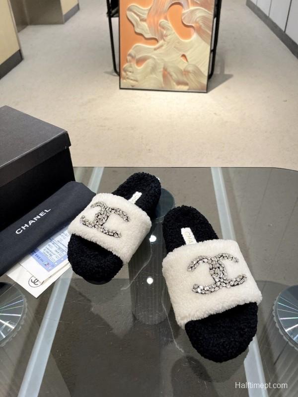 Chanel 2025 SS New Wool Slippers Soft Wool - LY00280