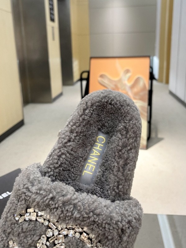 Chanel 2025 SS New Wool Slippers Soft Fine Wool - LY00280