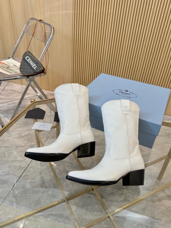 Prada Classic Pointed Toe Boots - LY00370/LY00440