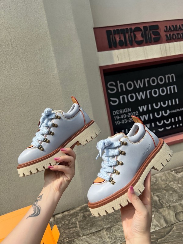 Louis Vuitton REMIX Lace-Up Derby Hiking Shoes - LY00340