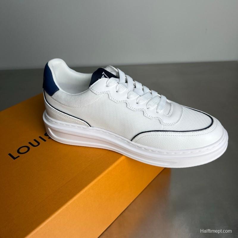 Lv Beverly Hills Low Top Fashion Sneakers Men's Shoes - YC