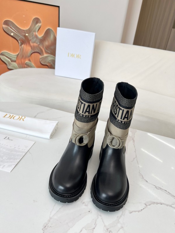 Dior 2025/SS Autumn Winter Boots Retro Work Boots Slip-On - LY00320
