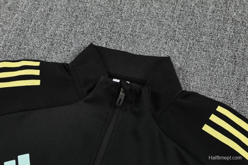 25/26 Juventus Black FULL Zipper Jacket Tracksuit +Long Pants