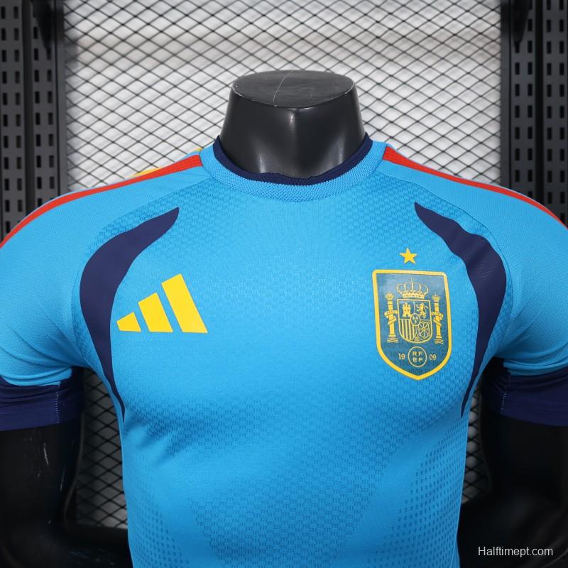 2026 Player Version  Spain  Sky Blue Training Jersey