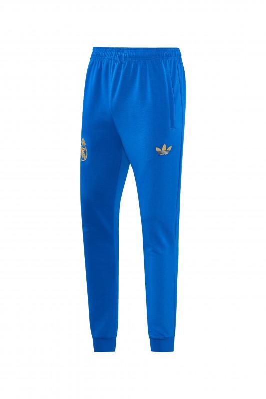 26/27 Real Madrid Royal Blue Pullover Hooded Tracksuit + Long Pants