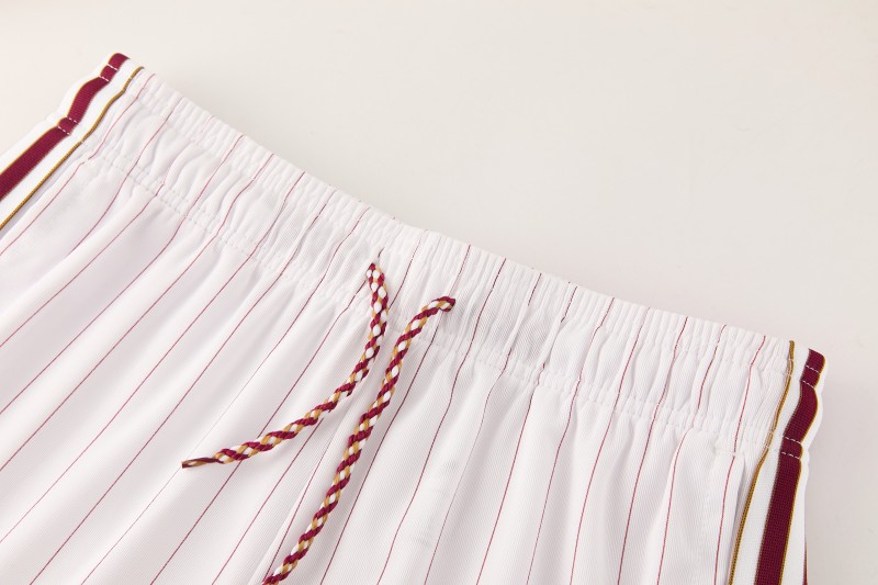 26/27 Arsenal  White Pinstripe Short Sleeve+Soccer Shorts