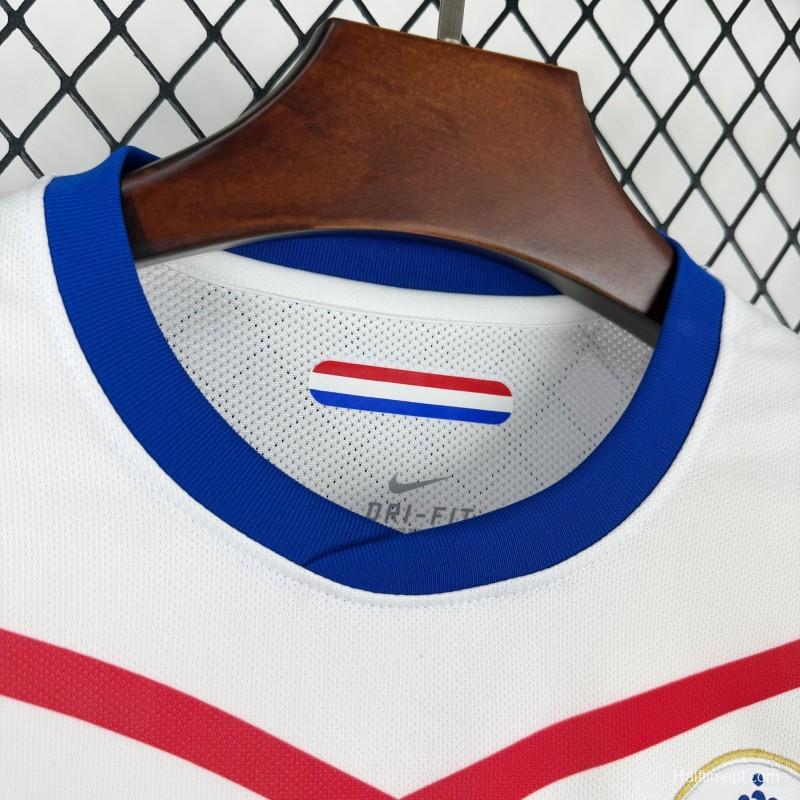 2012 Retro France Away Long Sleeve Jersey