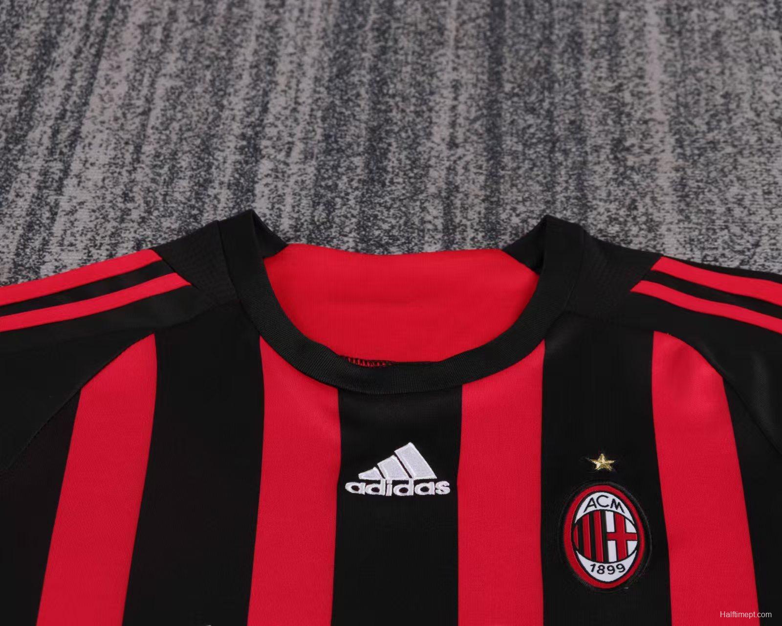 Retro Kids 08/09 AC Milan Home Jersey