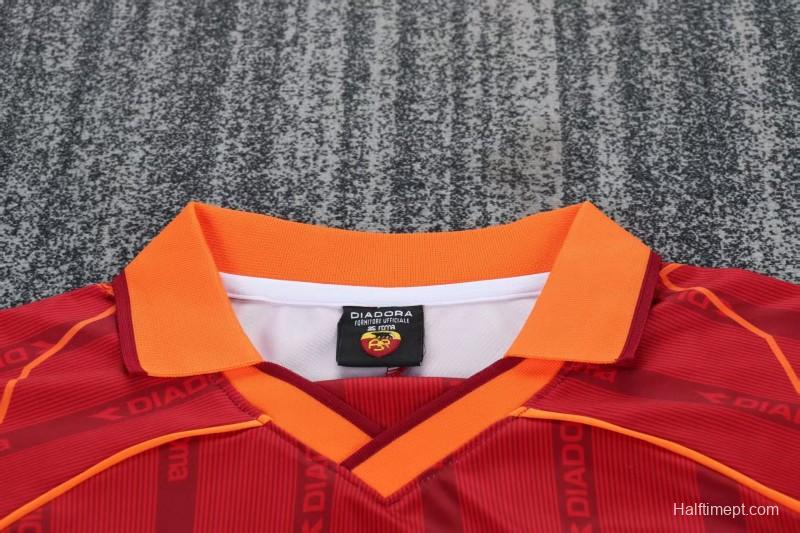 Retro Kids 99/00 Roma Home Jersey