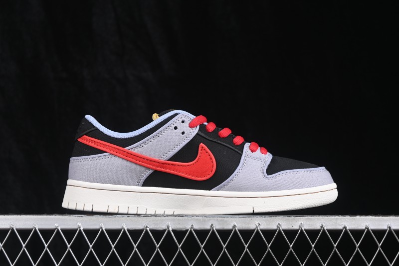 Nike SB Dunk Low Skateboarding Shoes with Premium Leather Upper - FN5880-001