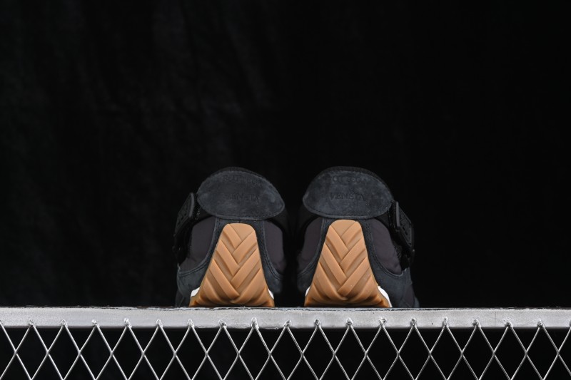 Bottega Veneta Orbit Flash Suede Round-Toe Mary Jane Low-Top Lifestyle Sneakers - AJE5