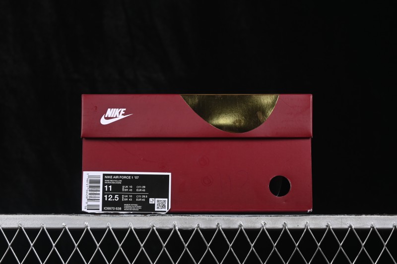 Nike Air Force 1 Low Central Cee Dark Beetroot Casual Sneakers with Patent Leather Upper - IO9970-638
