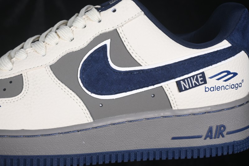 Nike Air Force 1 '07 Low Collaboration Skateboarding Shoes with Full-Length Air Cushion - LD1999-033